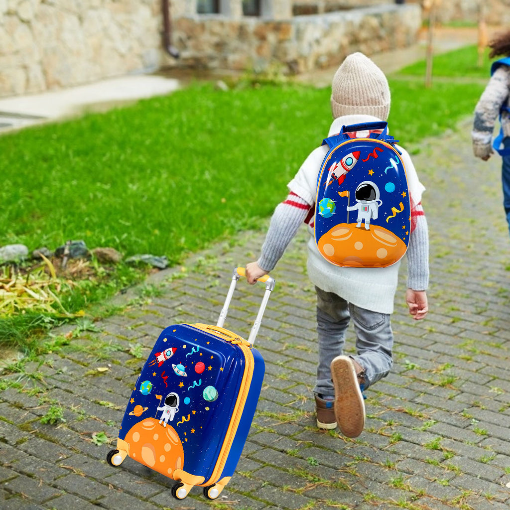 NNECW Kids Luggage Set with 4 Multidirectional wheels for Travel-0