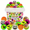 Glowing Halloween Bouncing Balls (48pcs)-0