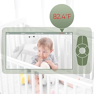 HD Baby Monitor with Camera – 1000ft Range, No WiFi