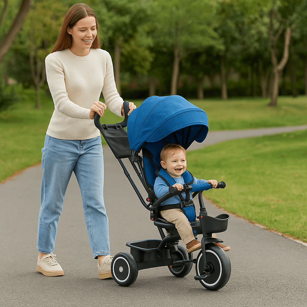 6-in-1 Kids Trike | Blue | Grows with Your Child | 9 Months to 5 Years
