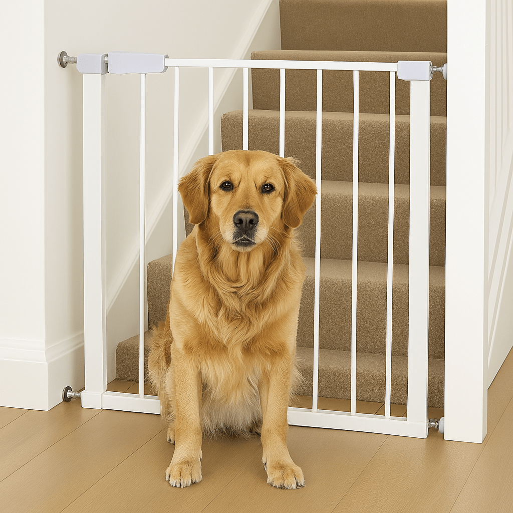 FYLO pressure fit stair gate adjustable width 75–86cm