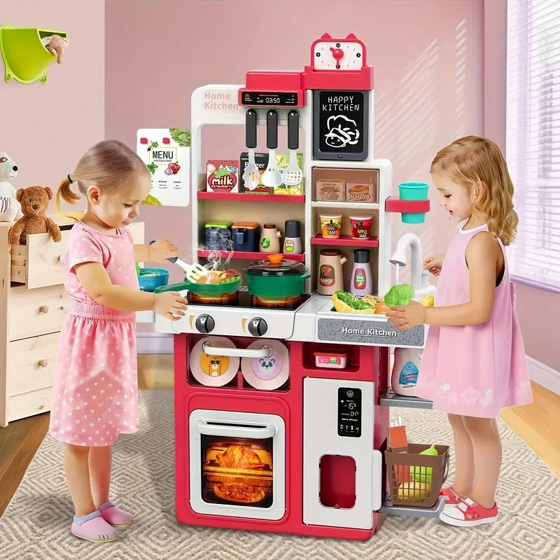 Kitchen Toy Set for Toddlers with Stove & Sink-4
