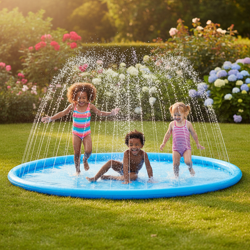 Kids Splash Pad Lifestyle Image