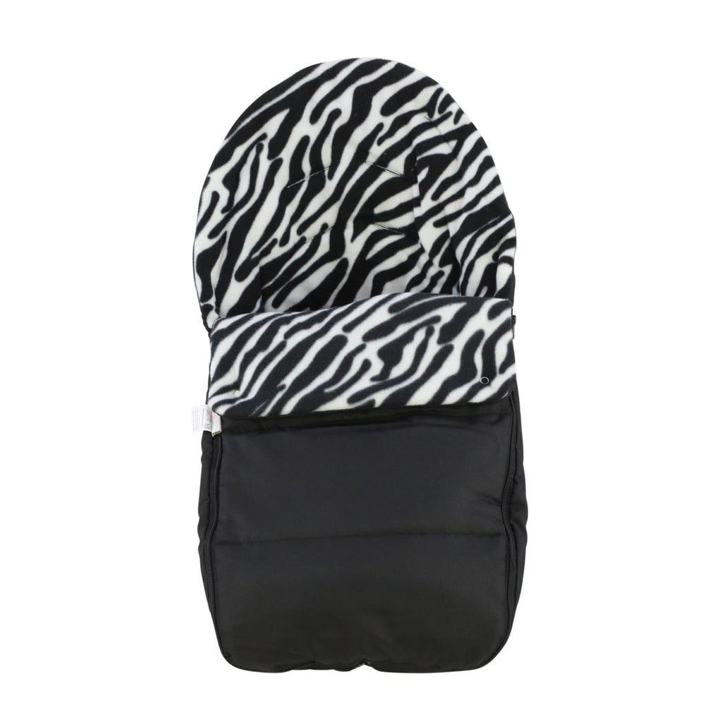 Animal Print Car Seat Footmuff & Cosy Toes | Universal Fit | Zebra, Tiger, Leopard, Giraffe & Cow